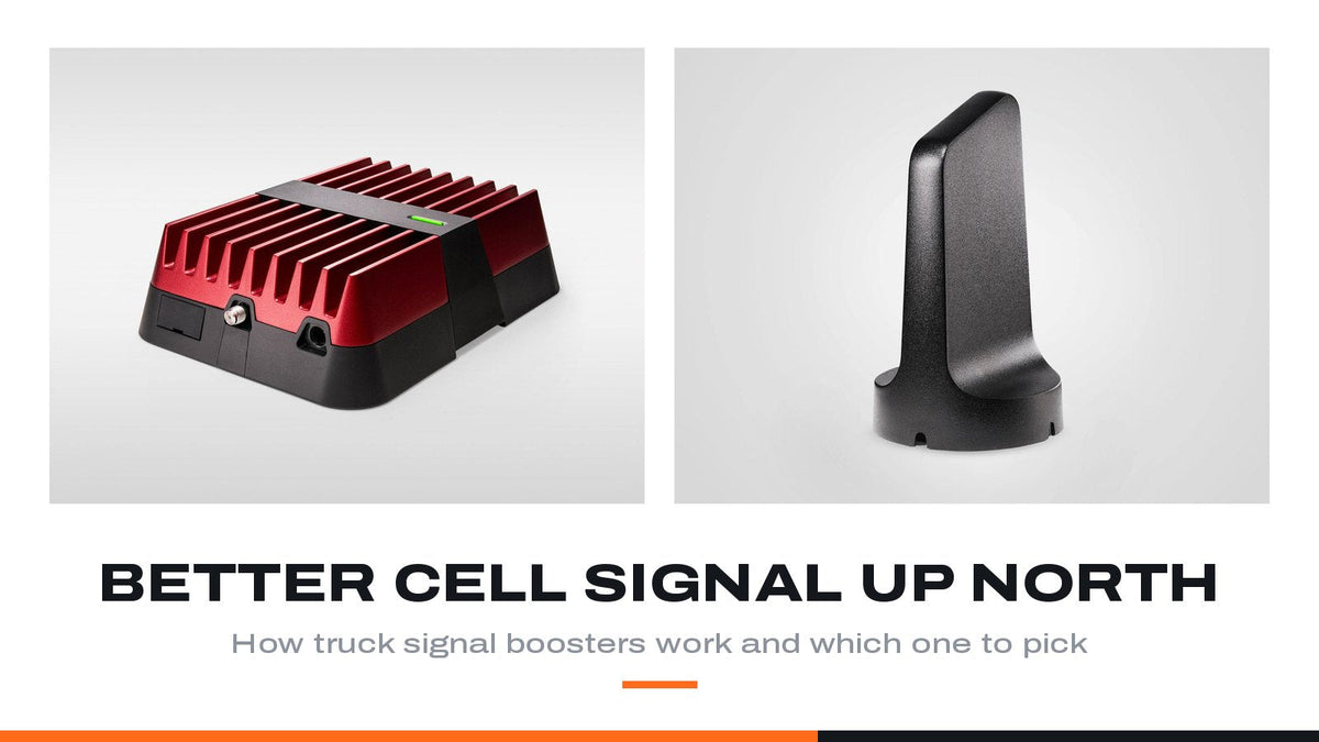 weBoost Drive Reach signal booster and roof antenna