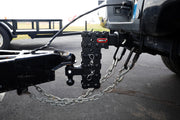 GEN-Y Hitch PHANTOM-X 2.5" Solid Shank 10" Drop 1.6K TW 16K Hitch & GH-052 Tri-Ball Mount