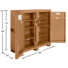 KNAACK 109-KL JOBMASTER 60 in Jobsite Cabinet, 47.5 cu ft