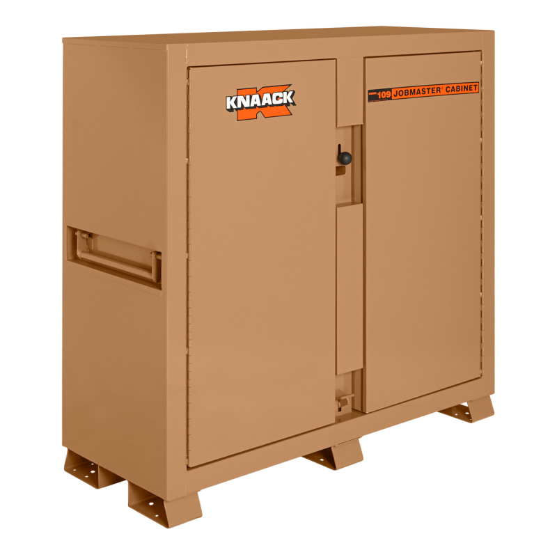 KNAACK JOBMASTER 60 in Jobsite Cabinet, 3 Full-Width Shelves, 47.5 cu ft (109-KL)