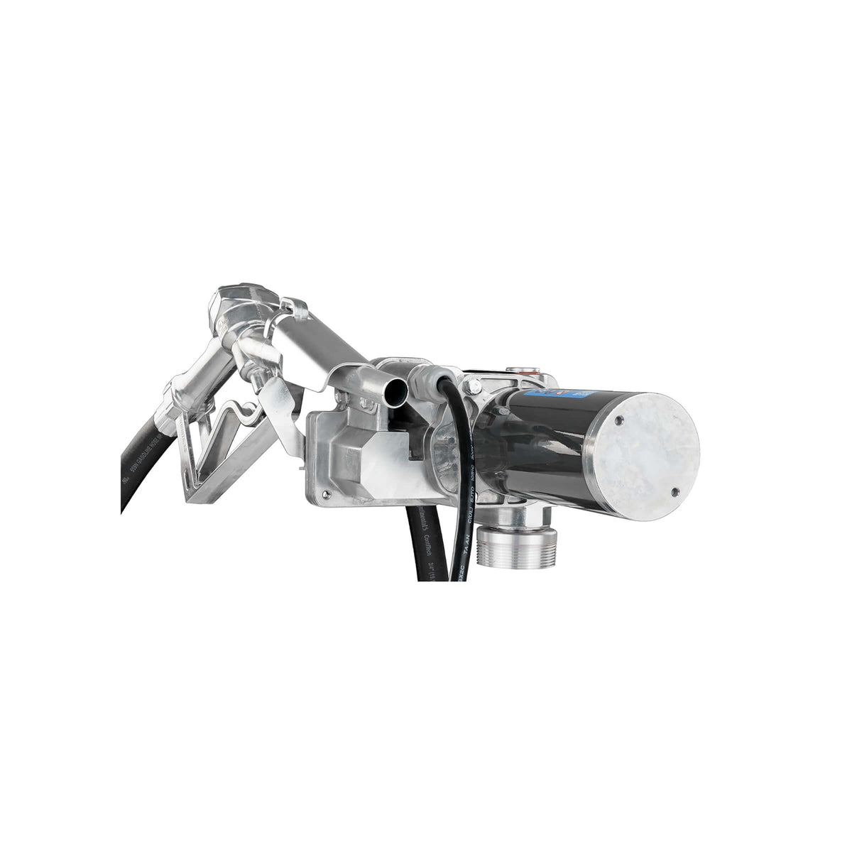 GPI M-150S-EM 15 GPM 12V Economy Fuel Transfer Pump with Manual Unleaded Nozzle (110000-107) - view 2