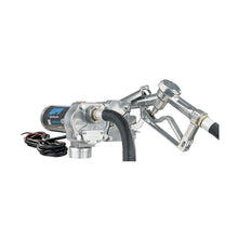GPI M-150S-EM 15 GPM 12V Economy Fuel Transfer Pump with Manual Unleaded Nozzle (110000-107)