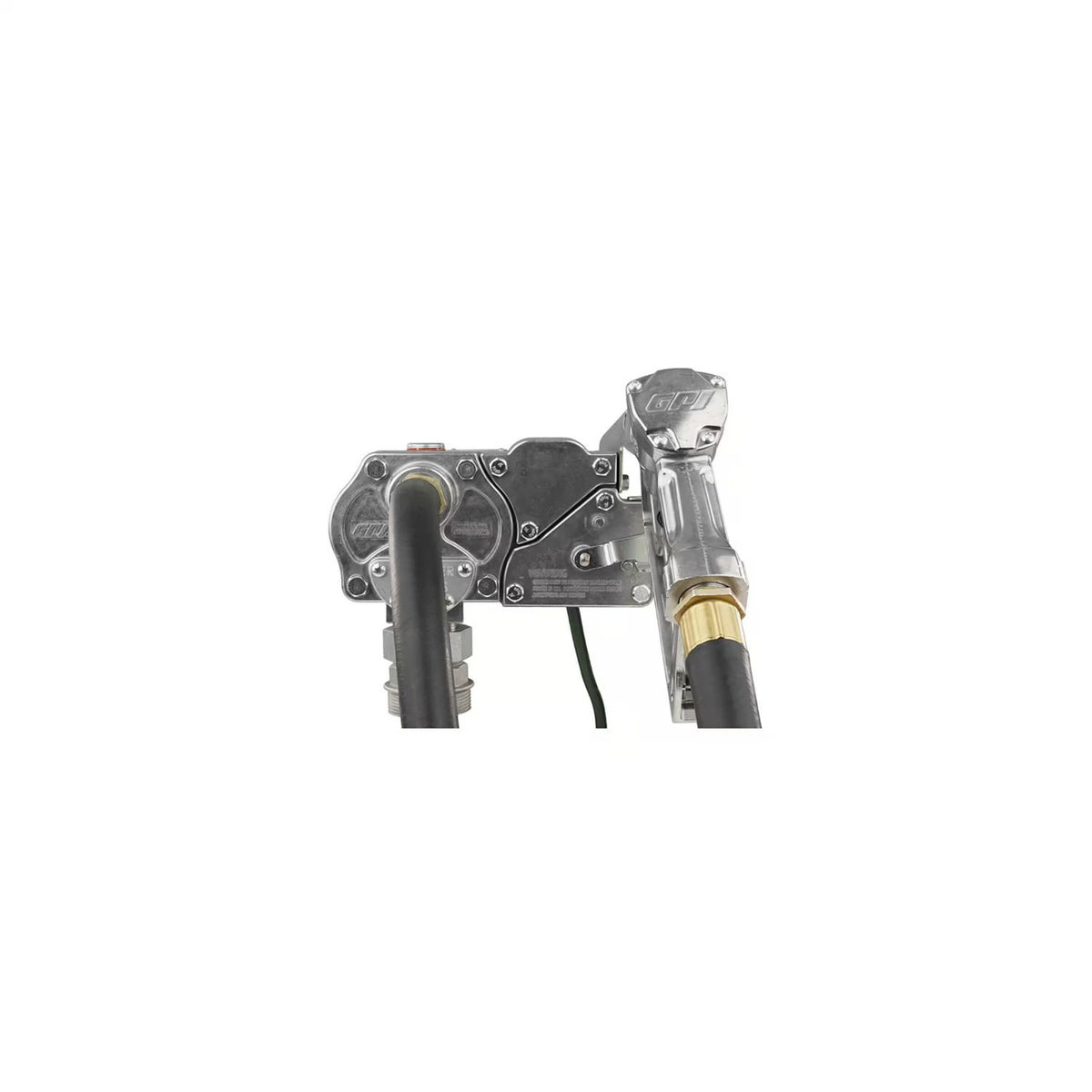 GPI M-150S-MU 15 GPM 12V Fuel Transfer Pump with Manual Unleaded Nozzle (110000-99) - view 3