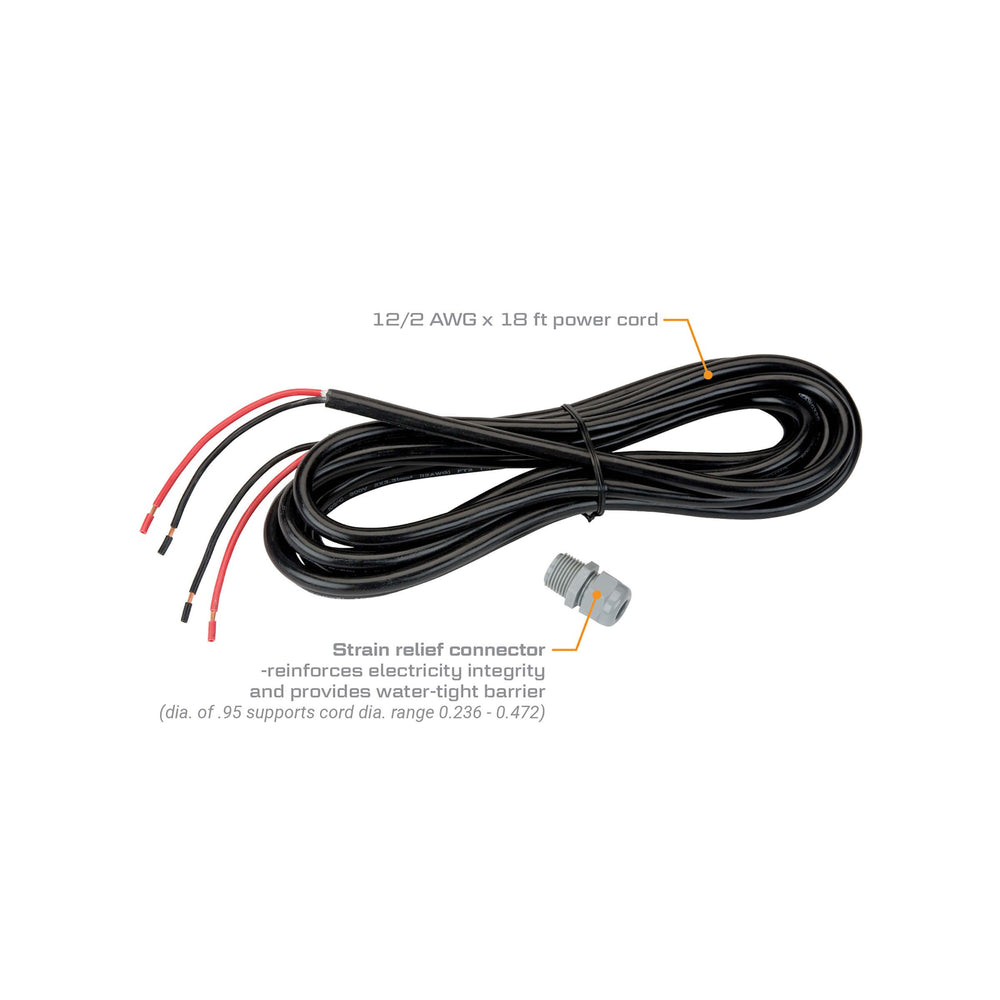 GPI 18 ft. 12-Gauge Power Cord for 12V Fuel Pumps (110242-01) - view 2