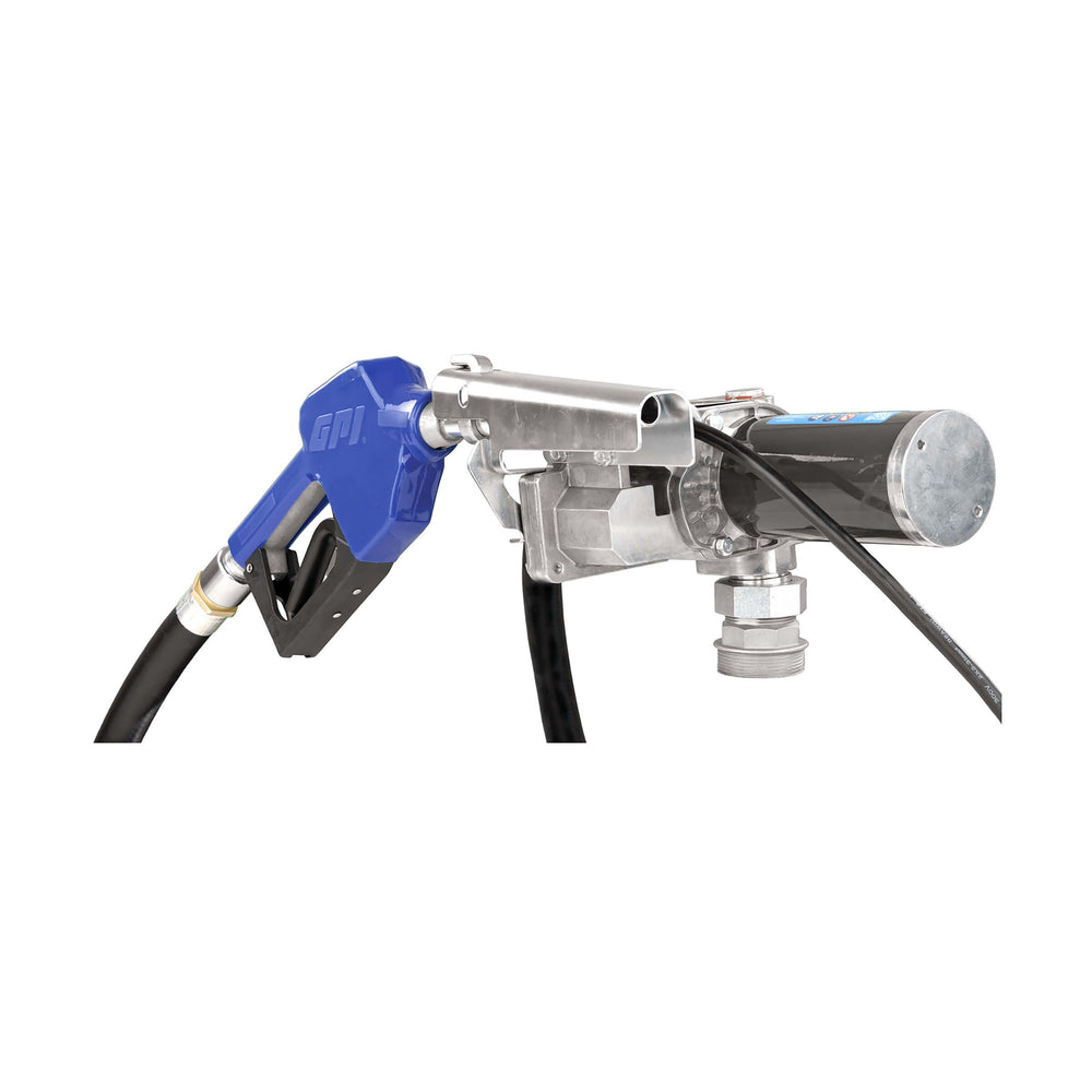 GPI M-180S-AU 18 GPM 12V Fuel Transfer Pump with Auto Unleaded Nozzle (110300-2) - view 2