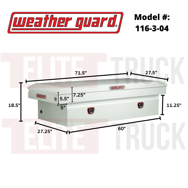 Weather Guard 116-3-04 Saddle Box