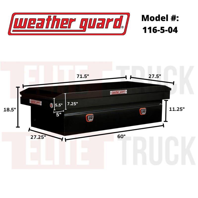 Weather Guard 116-5-04 Saddle Box