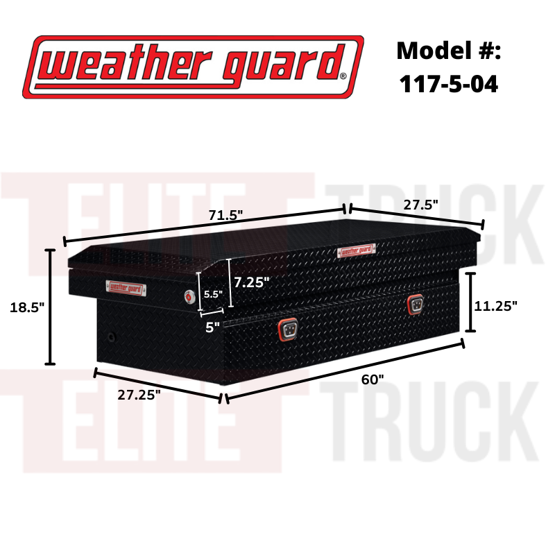 Weather Guard 117-5-04 Saddle Box