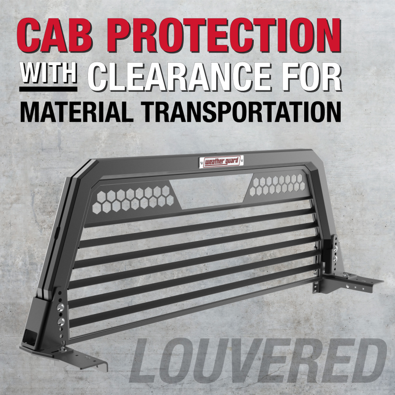 Weather Guard Louvered Headache Rack 11904-52-01