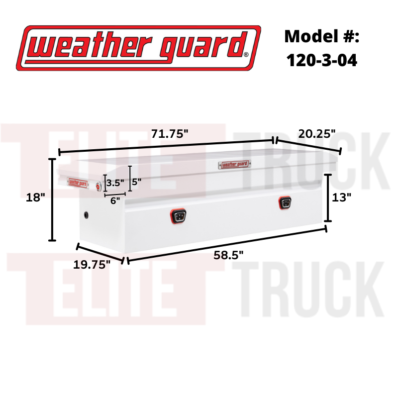 Weather Guard 120-3-04 Saddle Box