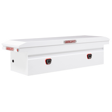 Weather Guard Full-Size Low Profile Steel Saddle Box, White (120-3-04)