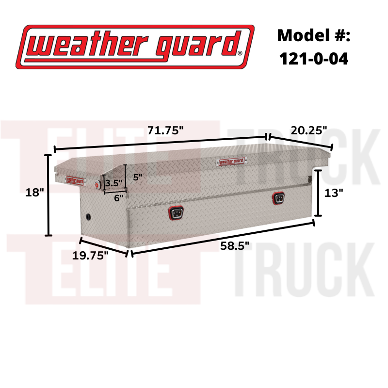 Weather Guard 121-0-04 Saddle Box