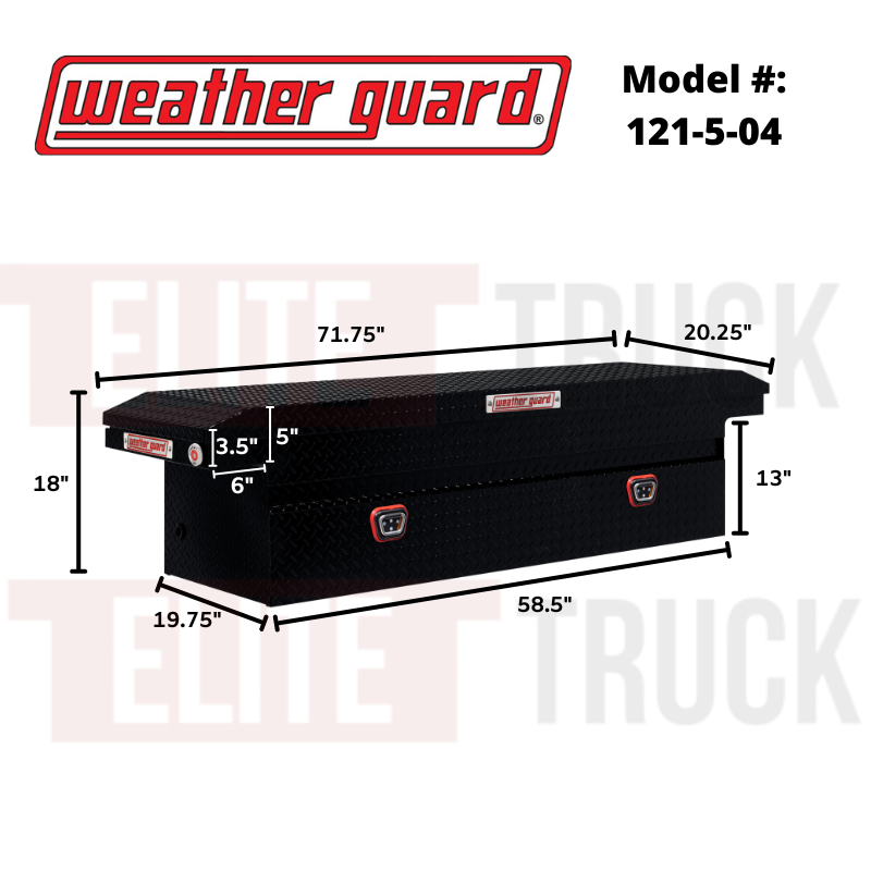 Weather Guard 121-5-04 Saddle Box