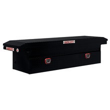 Weather Guard Full-Size Low Profile Aluminum Saddle Box, Gloss Black (121-5-04)