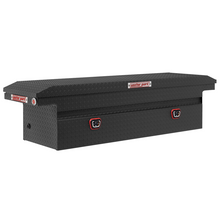 Weather Guard Full-Size Low Profile Aluminum Saddle Box, Textured Matte Black (121-52-04)