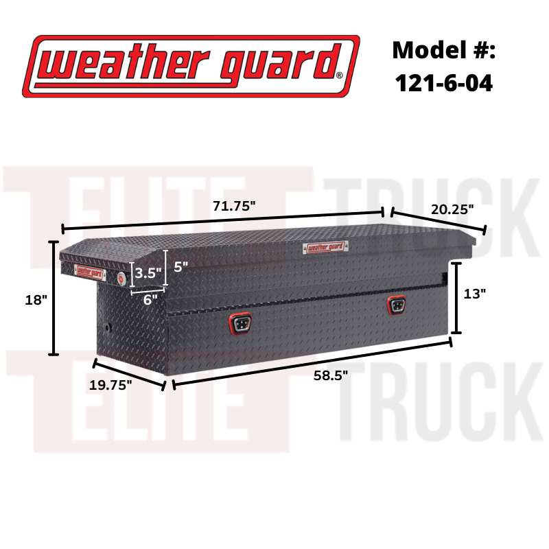 Weather Guard 121-6-04 Saddle Box