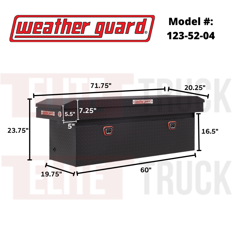 Weather Guard 123-52-04 Saddle Box