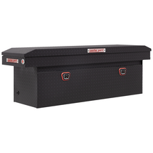 Weather Guard Full-Size Deep Aluminum Saddle Box, Textured Matte Black (123-52-04)