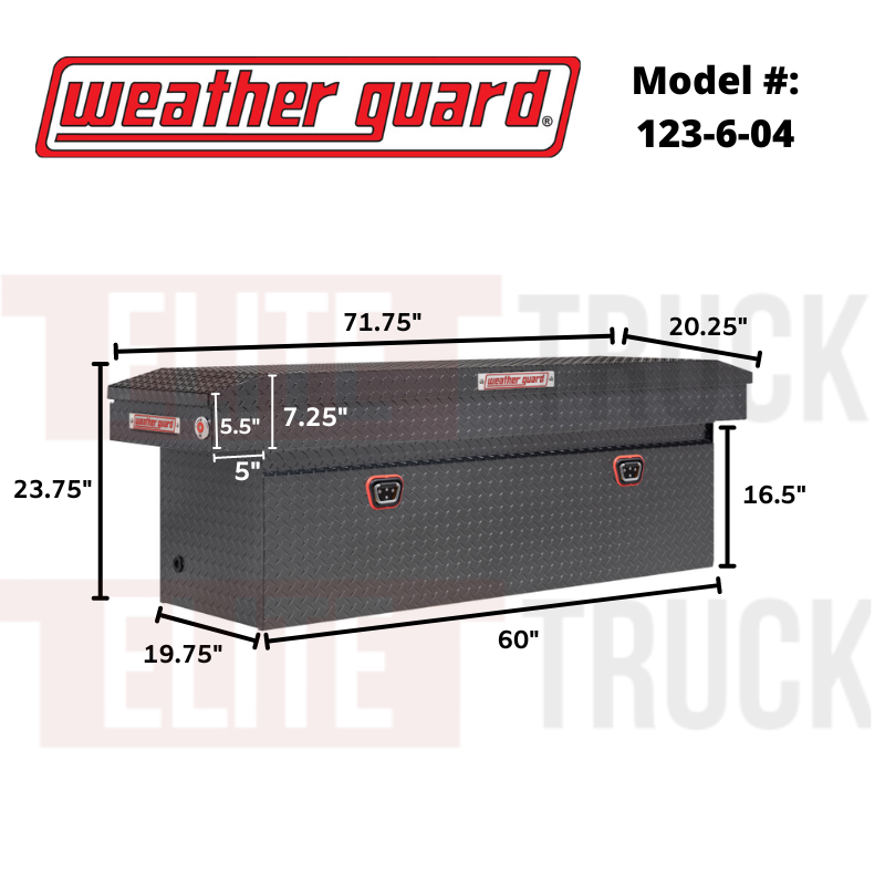 Weather Guard 123-6-04 Saddle Box