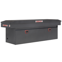 Weather Guard Full-Size Deep Aluminum Saddle Box, Gunmetal Gray (123-6-04)