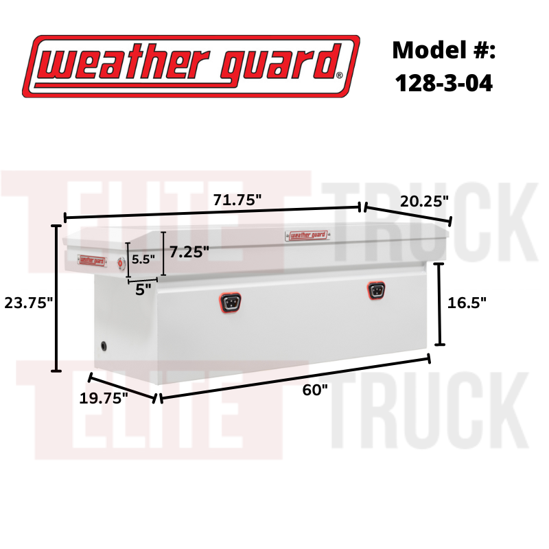 Weather Guard 128-3-04 Saddle Box