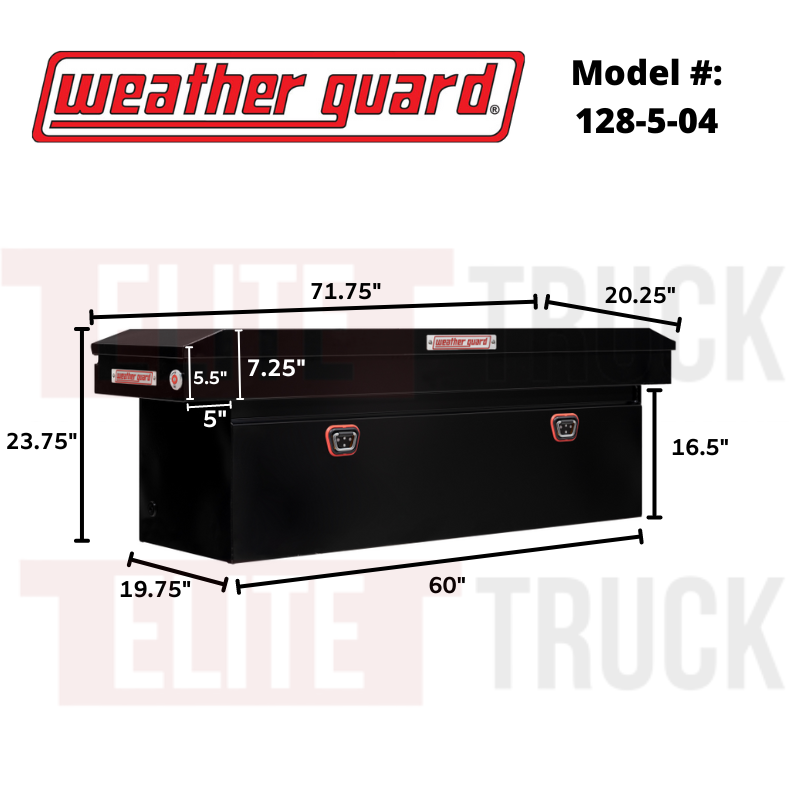 Weather Guard 128-5-04 Saddle Box