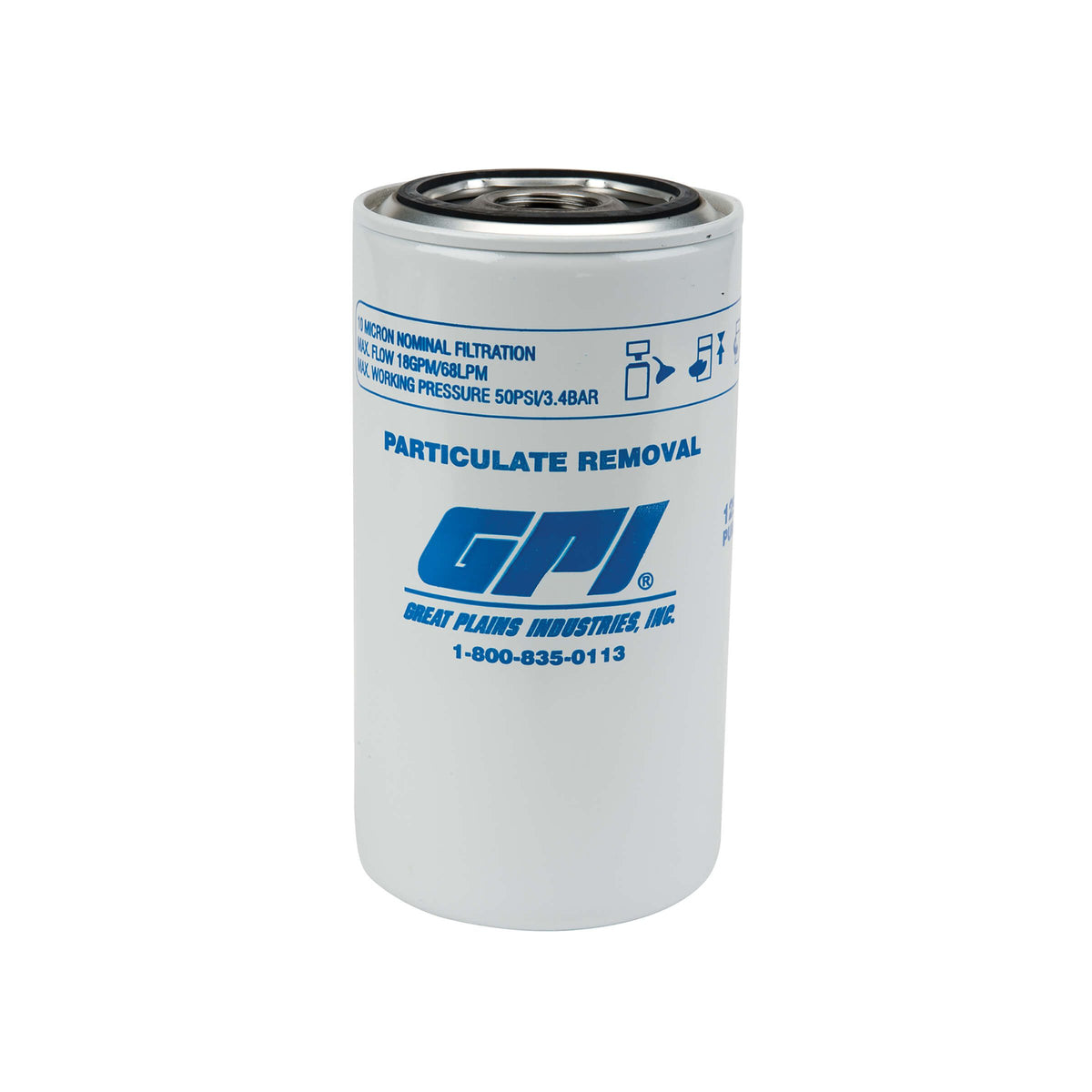 GPI 18 GPM 10 Micron Particulate Fuel Filter (129300-01)