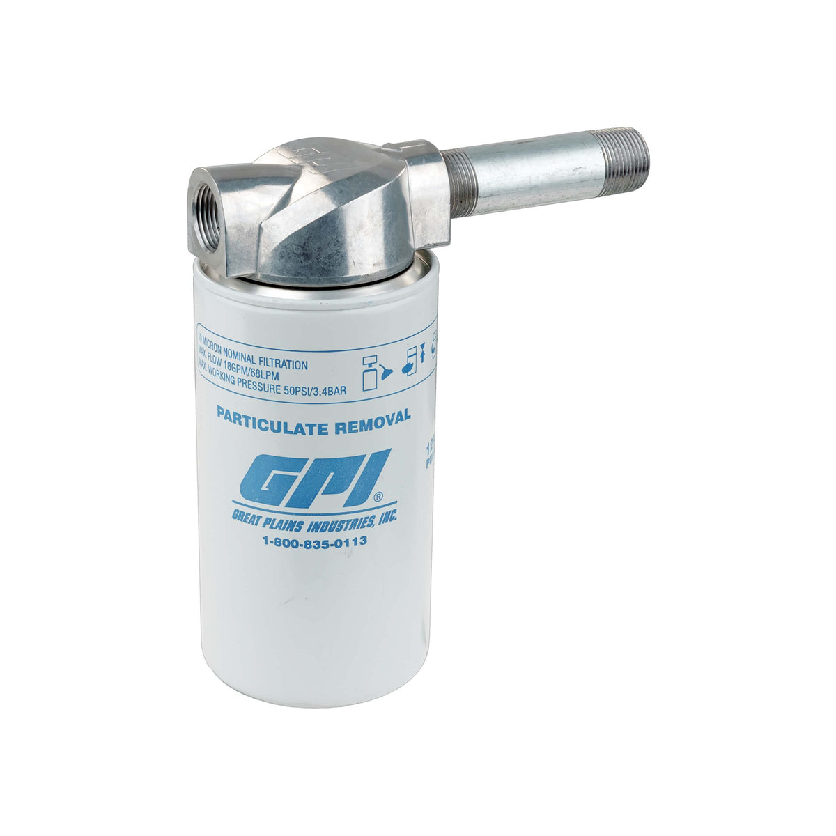 GPI 18 GPM 10 Micron Fuel Filter Kit with 3/4 in. Adapter (129500-06)