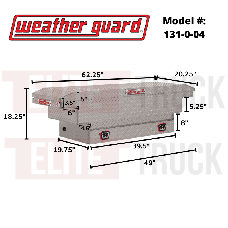 Weather Guard 131-0-04 Saddle Box