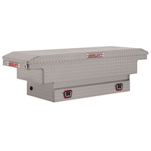 Weather Guard Compact Low Profile Aluminum Saddle Box, Clear Finish (131-0-04)