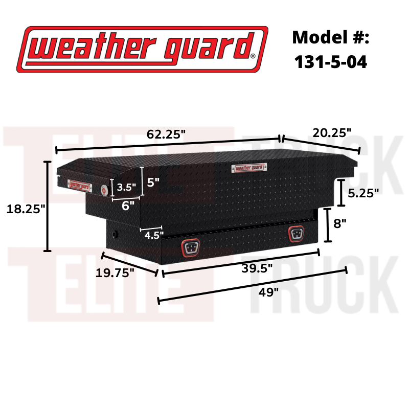 Weather Guard 131-5-04 Saddle Box