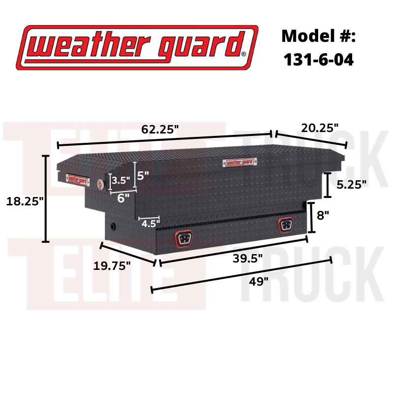 Weather Guard 131-6-04 Saddle Box
