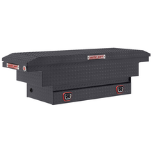 Weather Guard Compact Low Profile Aluminum Saddle Box, Gunmetal Gray (131-6-04)