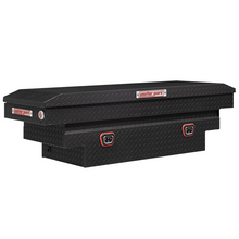 Weather Guard Compact Deep Aluminum Saddle Box, Textured Matte Black (137-52-04)