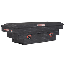 Weather Guard Compact Deep Aluminum Saddle Box, Gunmetal Gray (137-6-04)