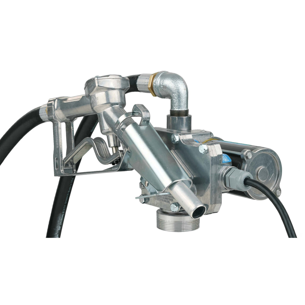 GPI EZ-8 8 GPM 12V Fuel Transfer Pump with Manual Unleaded Nozzle (137100-01) - view 2