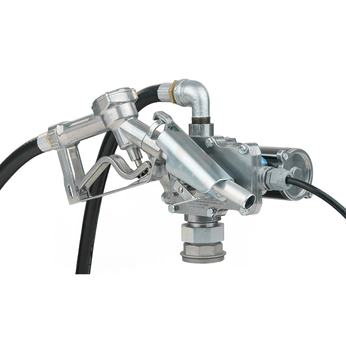 GPI EZ-8 8 GPM 12V Fuel Transfer Pump with Spin Collar and Manual Unleaded Nozzle (137100-05) - view 2