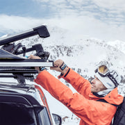 Thule SnowPack Extender - Up To 6 Pairs Skis Or 4 Snowboards - Extends Past Doors