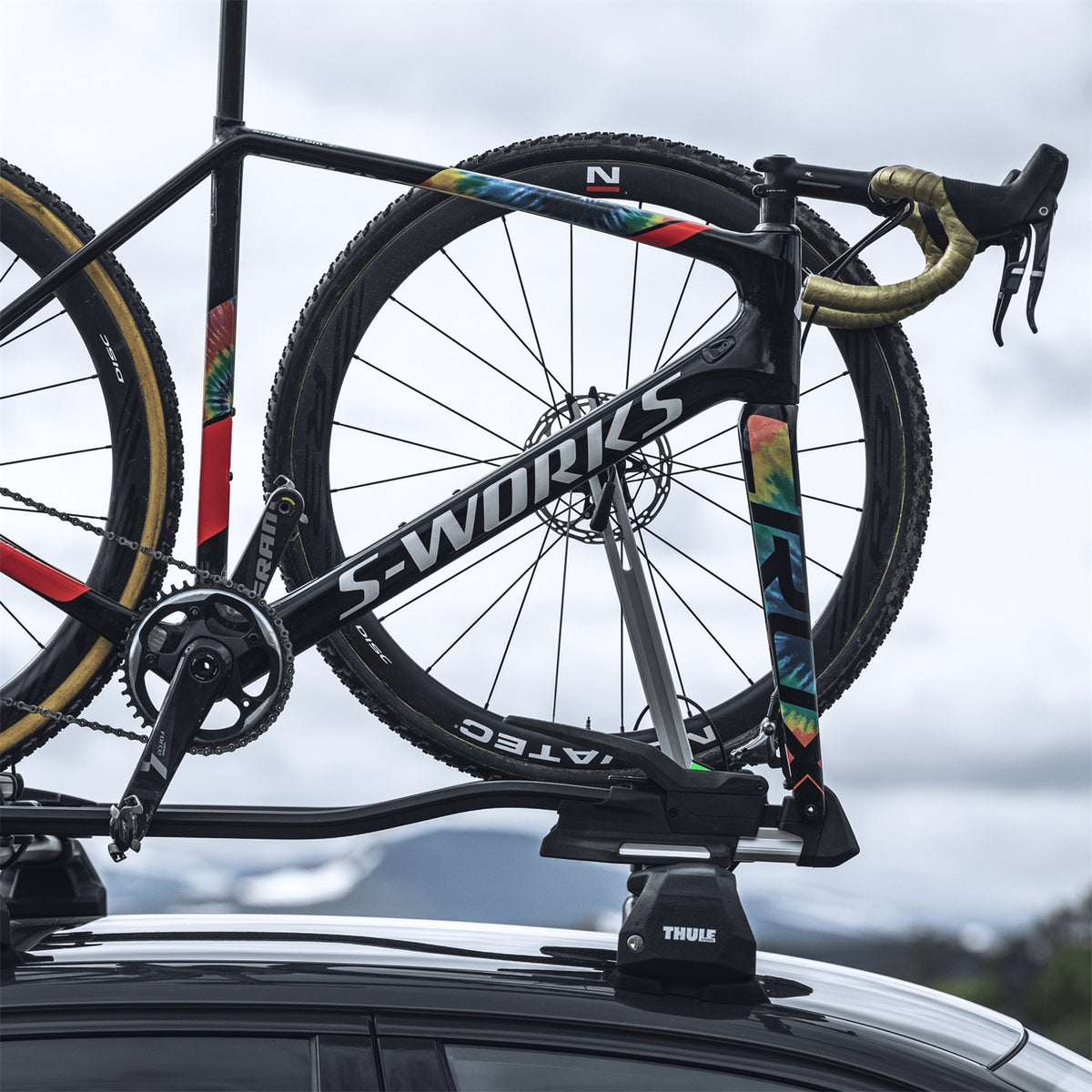 Thule TopRide Roof Bike Rack - Fork Mount - Black