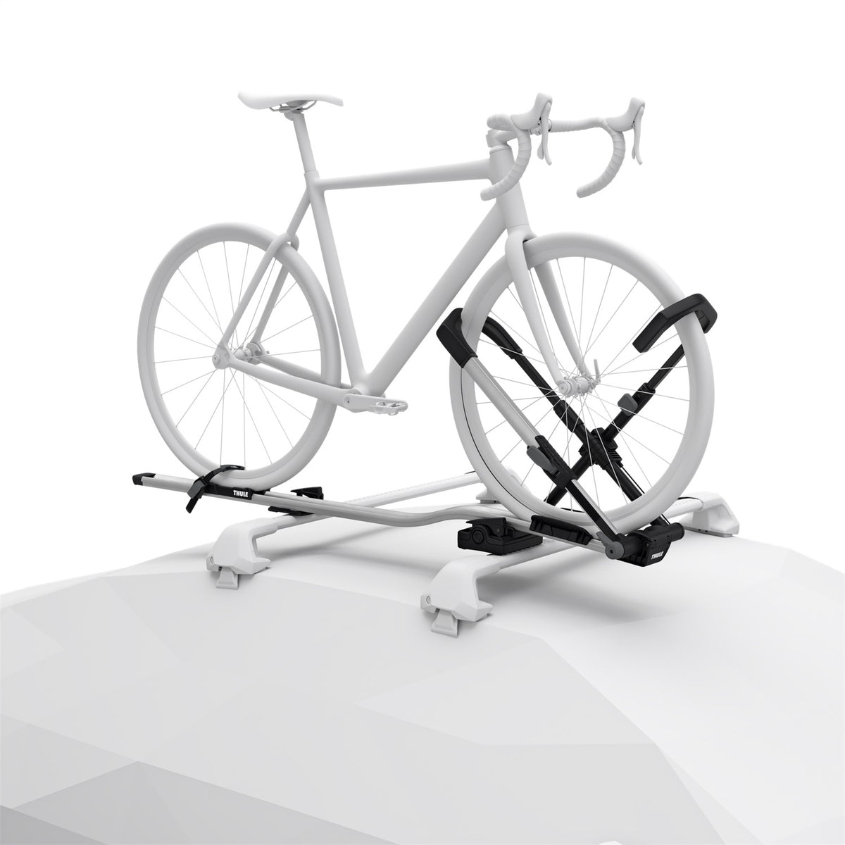 Thule UpRide Roof Bike Rack - Wheel Mount - Black/Aluminum