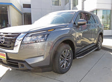 Steelcraft STX100 Running Boards - Black / Stainless Trim - 2022-2025 Nissan Pathfinder (140970)