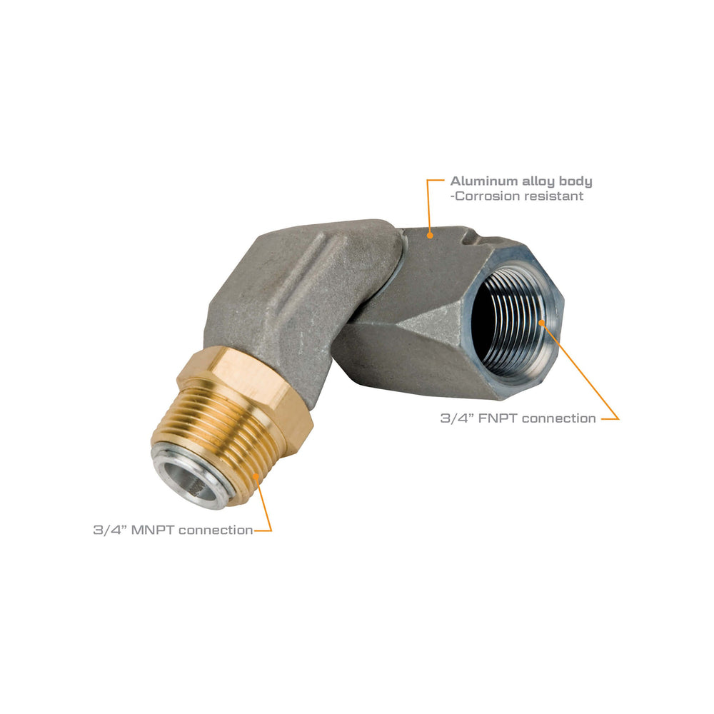 GPI 3/4 in. Multi-Plane Fuel Hose Swivel (150400-02) - view 2