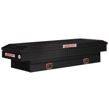 Weather Guard Compact Aluminum Saddle Box, Gloss Black (154-5-04)