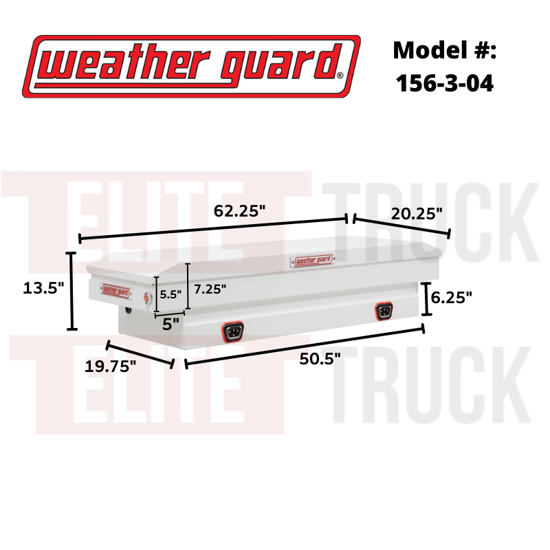 Weather Guard 156-3-04 Saddle Box