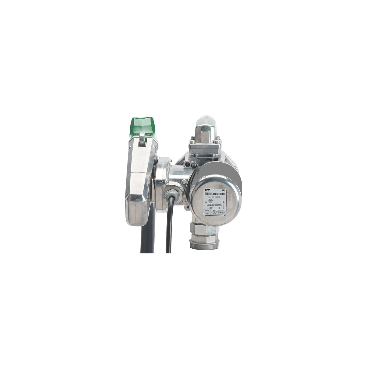 GPI G20 20 GPM 12V Fuel Transfer Pump with Auto Diesel Nozzle (162000-03) - view 4