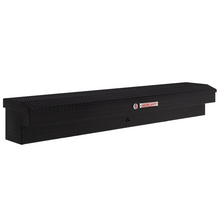 Weather Guard 87 in Aluminum Lo-Side Truck Tool Box, Gloss Black (164-5-04)