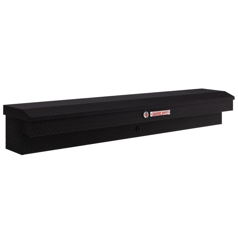 Weather Guard 87 in Aluminum Lo-Side Truck Tool Box, Textured Matte Black (164-52-04)