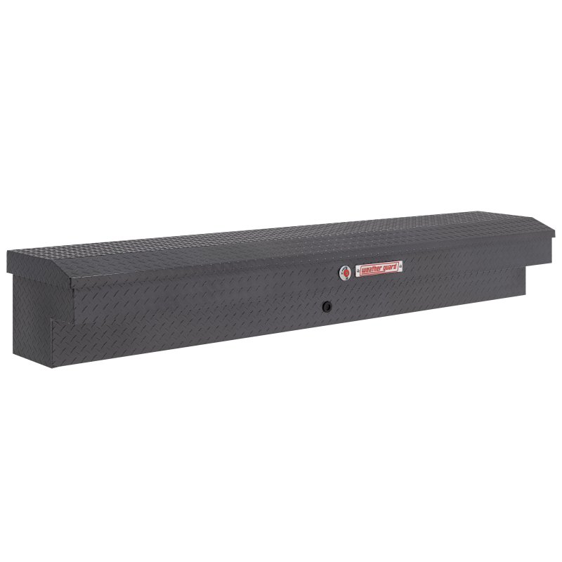 Weather Guard 87 in Aluminum Lo-Side Truck Tool Box, Gunmetal Gray (164-6-04)