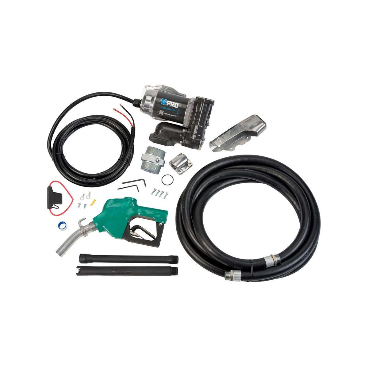 GPI GPRO V25 25 GPM 12V Fuel Transfer Pump with Auto Diesel Nozzle (170000-03) - view 6
