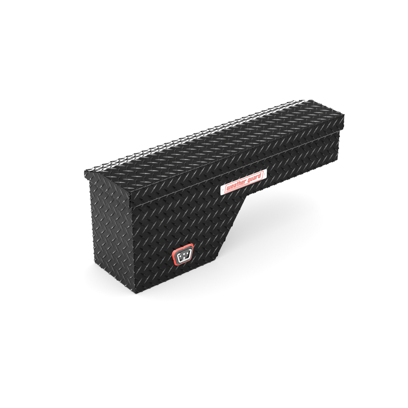 Weather Guard Aluminum Wheel Well Tool Box, Driver Side, Gloss Black (172-5-04)